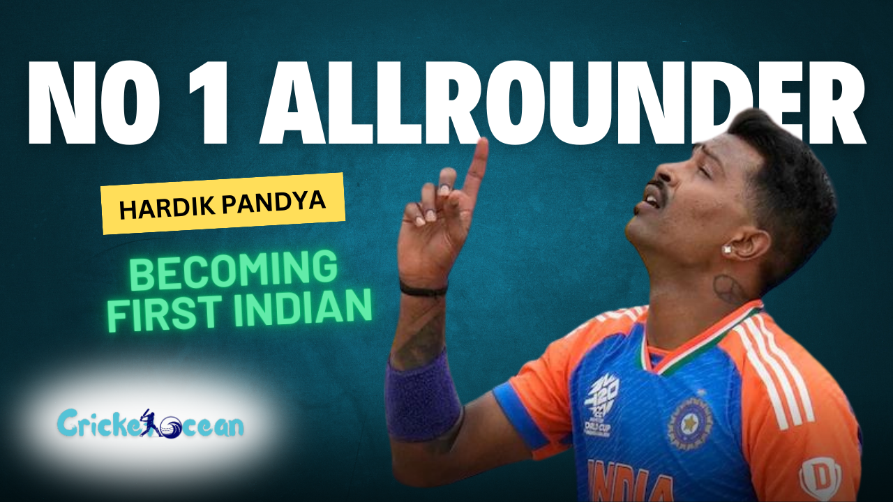 Hardik Pandya Creates History by Becoming First Indian Ranked No. 1 in T20I Allrounder